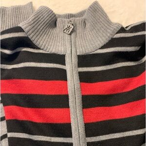 Mens RED APE Sweater,Thick & Warm.Quick & Easy Zip Up Front!Excellent Condition!